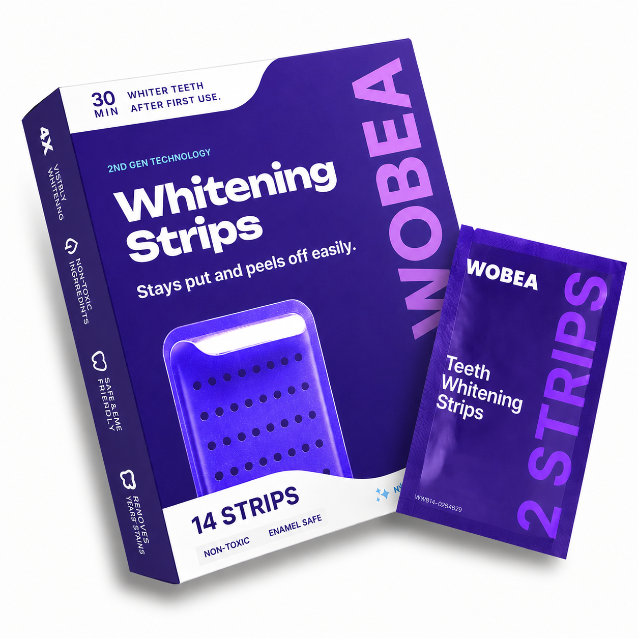 Wobea Purple Teeth Whitening Strips™