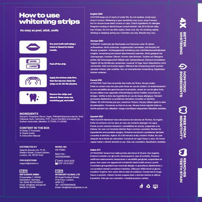 Wobea Purple Teeth Whitening Strips™