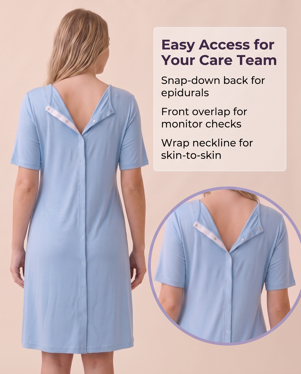 Wobea Labor & Delivery Gown